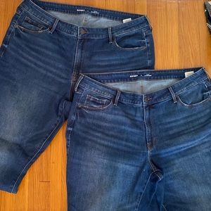 2 pairs Old Navy Pop Icon Skinny jeans